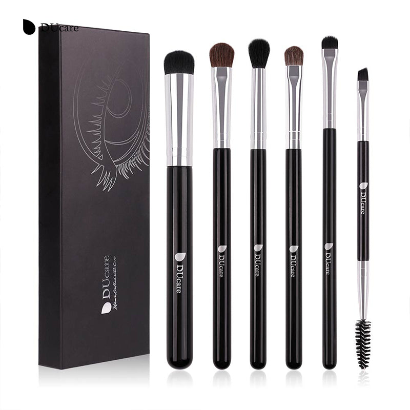 DUcare Makeup Brushes 6 PCS Eyeshadow Brush Blending Eyebrow - Ducare