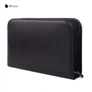 DUcare Cosmetic Bag PU Leather Makeup Bag Big Capacity - Ducare