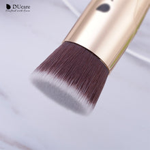DUcare 1 PC Foundation Brush Flat Kabuki Brush Golden Face - Ducare