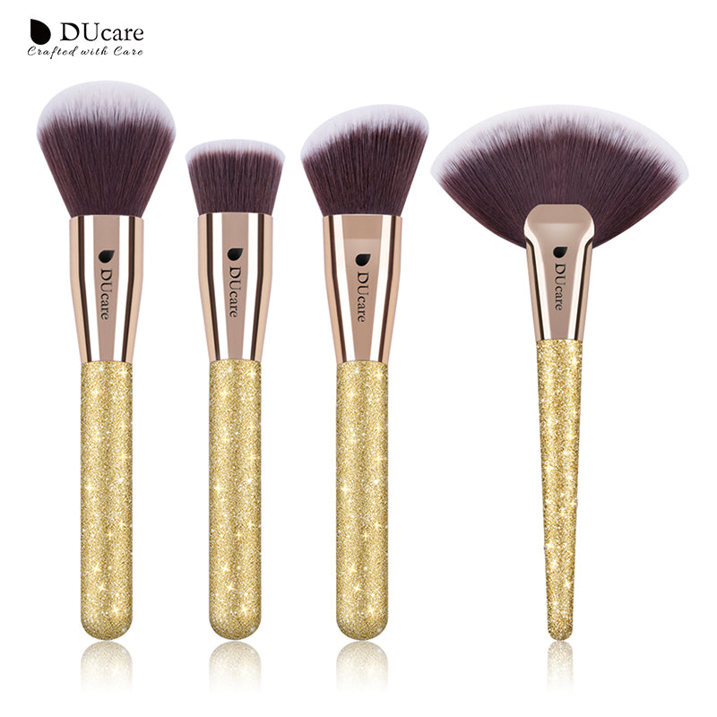 DUcare 4 PCS Makeup Brushes Set Foundation Powder Contour - Ducare