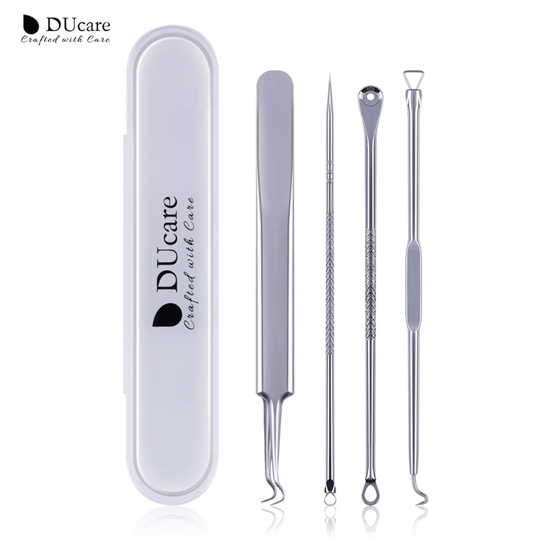 DUcare 4 PCS Acne Blackhead Removal Needles Stainless Steel - Ducare