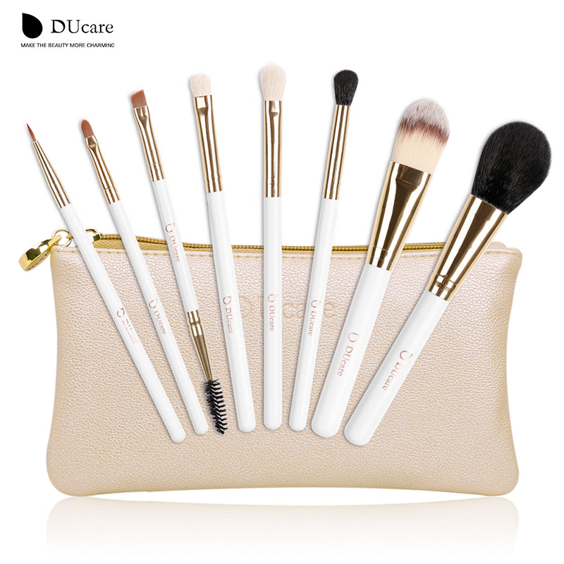 8pcs brush set professional Nature bristle - Ducare